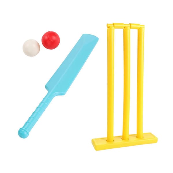 Cricketsett for barn, bærbart utendørsspill for ferie og hage