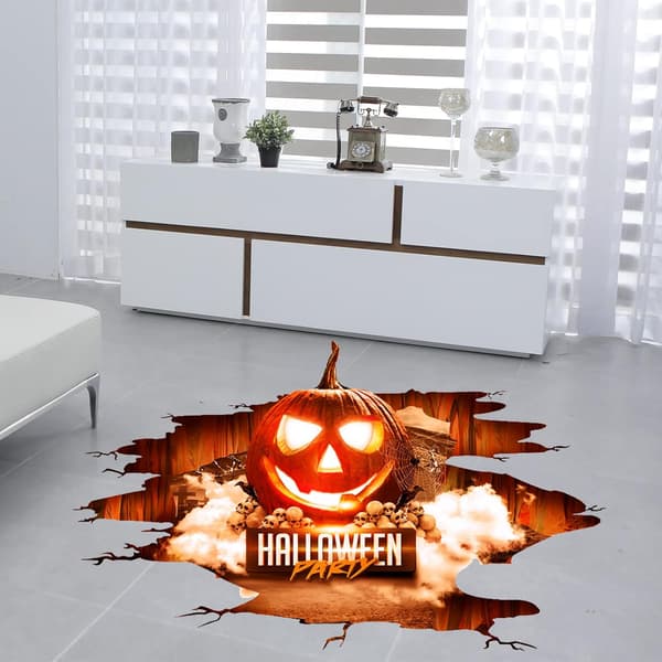 3D Halloween-seinätarrat irrotettavat, kurpitsa Halloween-seinätarra