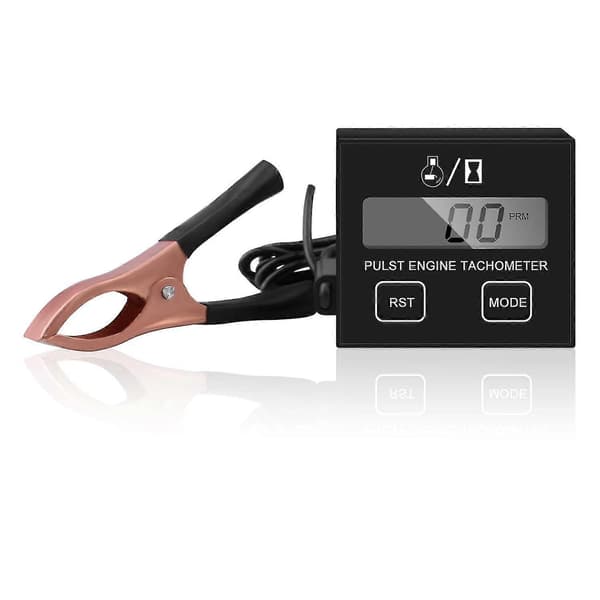 Digital Tachometer for Chainsaw, Small Inductive Tachometer, Waterproof Engine Tachometer, Tachometer for Motorcycle Lawn Mower