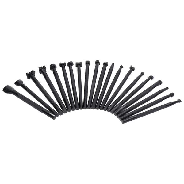 20 Pieces Leather Stamping Tools, Various Patterns, Durable Leather Stamp Tools with Non-Slip Handle for DIY Crafts