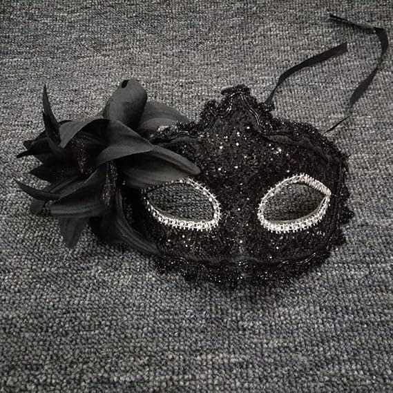 Maskerade maske for kvinner, venetianske masker, jul, blomster