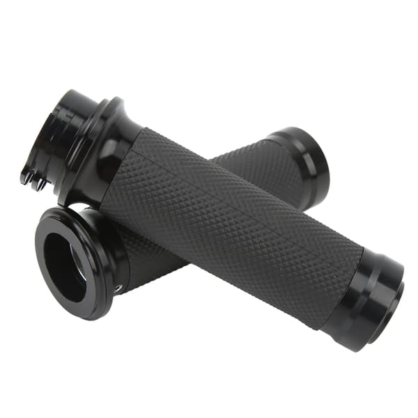 1 Pair 25mm Motorcycle Handlebars Black Comfortable Grips Anodized Universal Stainless for Motorcycles Bikes