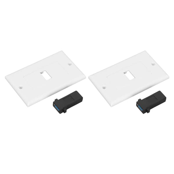 USB 3.0 vegguttak hurtiglading dobbelport USB3.0 KLB