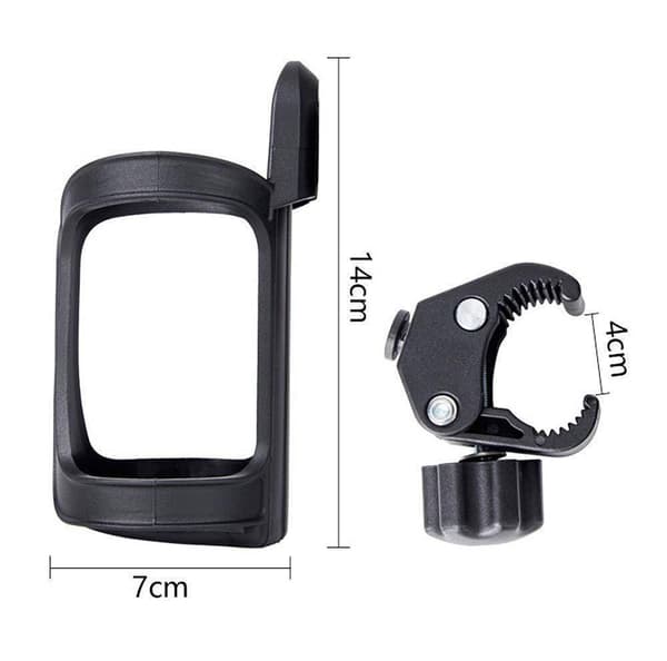 2-pakning Universal Koppholder for Barnevogn/Vogn, Justerbar Flaskeholder