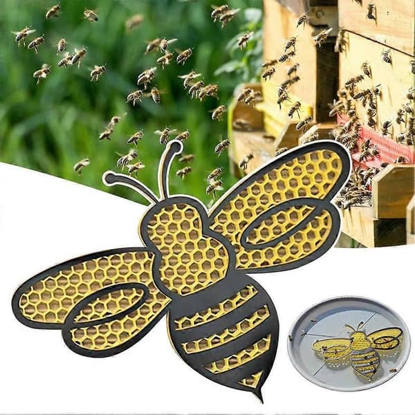 Gjenbrukbar Multifunksjonell Bi-vannstasjon, Bi-formet, Flytende Pollinator, Sommerfugler, Bier, Vanner, Badebrett