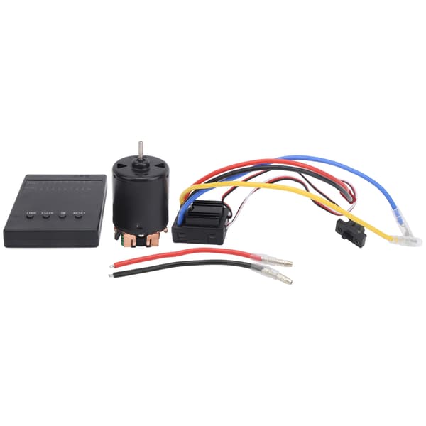 HOBBYFANS Børstet 80A ESC Programkort 35T Børstemotor Sæt til 1/8 1/10 RC Bil