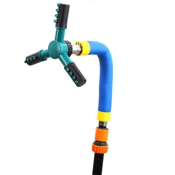 Garden Water Toy Trampoline Rotating Sprinkler, Automatic Rotating Trampoline Sprinkler