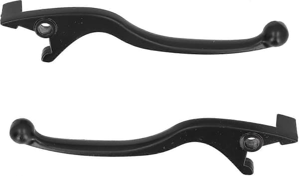 2023 - Bremsegreb, 2 stk. Bremsegreb i aluminiumslegering, sort erstatning til motorcykel knallert (ShiKai)
