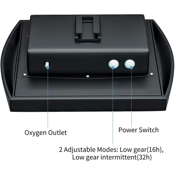 6V 2W Solcellsdriven syrepump, med 2,5 m slang och 2 luftstenar, för trädgårdsdammar, utomhuspooler och akvarier