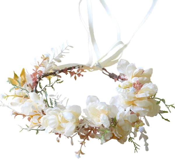 Kronekrans Blomsterhodebånd Hårkrans Hårgirlander Blomsterhal