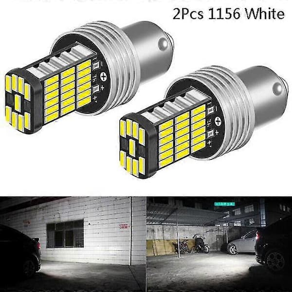 2x 1156led Canbus 15 Smd Ba15s P21w High Power White 6000k Car Brake Tail Light