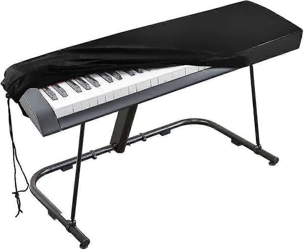 Keyboard Dust Cover, Dustproof Protective Cover for 88-Key Electronic Piano Keyboard (Black) Starlight