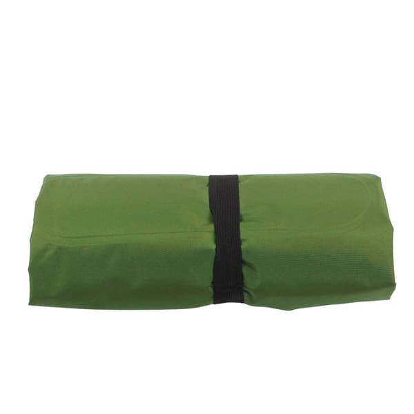 Inflatable Sleeping Pad Ergonomic Design Foot Inflatable Sleeping Pad with Storage Bag for Office Outdoor Camping Olive Green