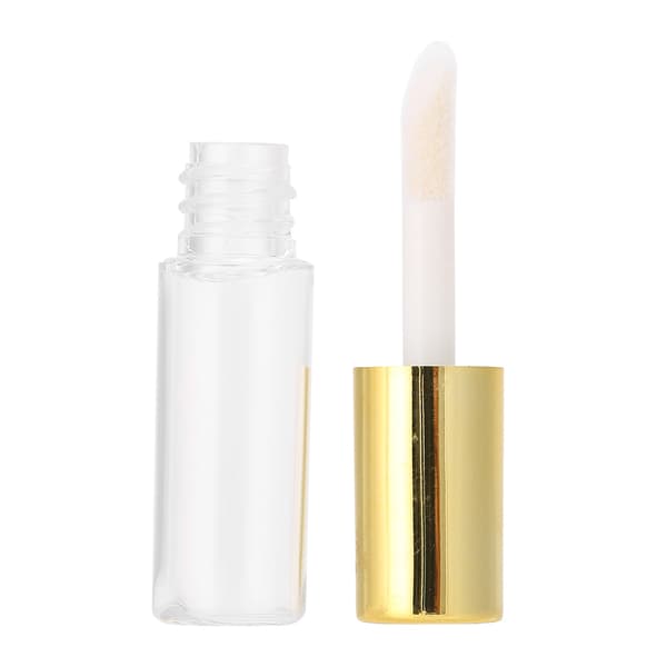 45 stk 1,2 ml Mini påfyllbare tomme lipglossrør Leppestiftflaske Beholder Dispenser Gull