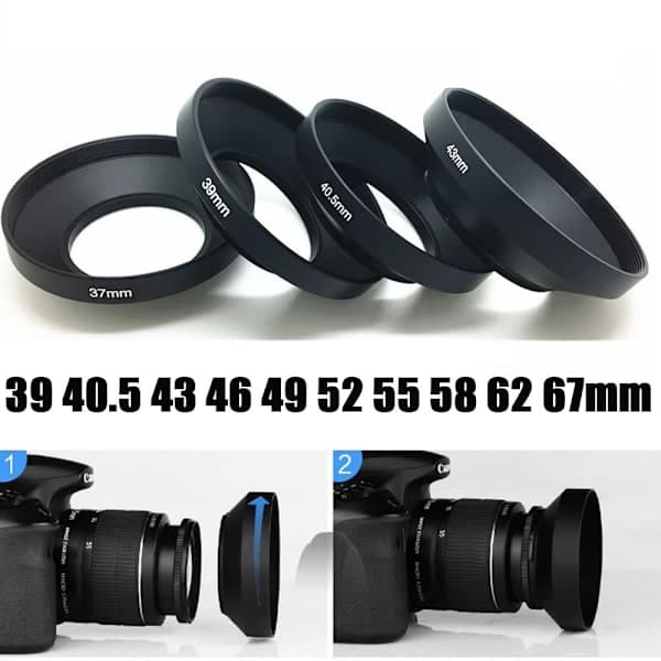 Laajakulmainen vastavalosuoja 62MM 62MM 62mm[PL]
