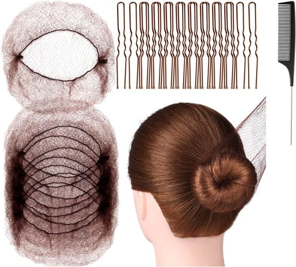 20-pack Hairnets, Individually Packaged Invisible Hairnets 50 cm