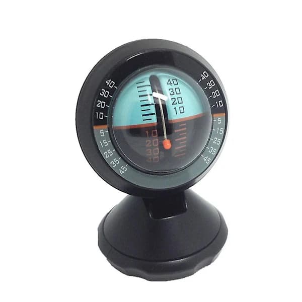 Bilinklinometer, Multifunktionel udendørs vinkelmåler Hældningsmåling 55*55*8mm Sort