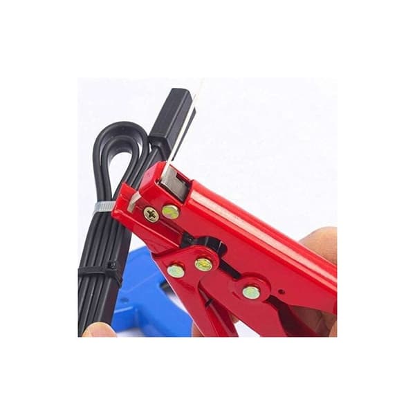 HS-519 Kabelbinderpistol, Kabelbinderværktøj, Bærbart Trådtang Hurtig Kabelhåndtering Håndværktøj til 2,4-9,0 mm² Nylonkabelbindere