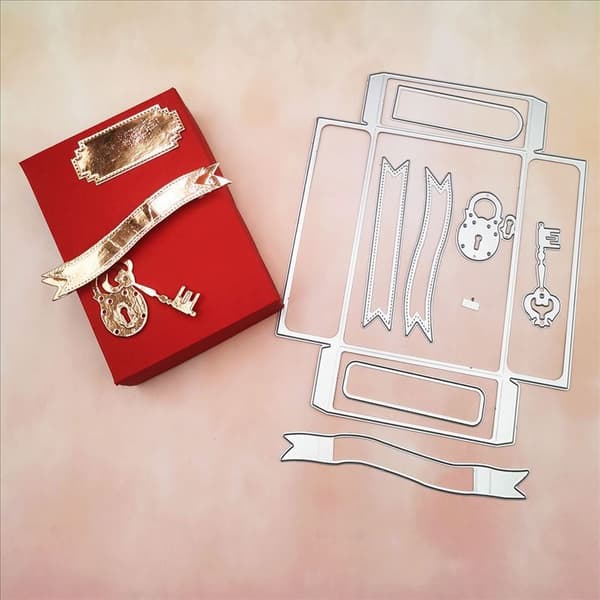 Presentförpackning Stansmallar Scrapbooking Stansmallar för Pappersalbum Papperskort Kreativ Present