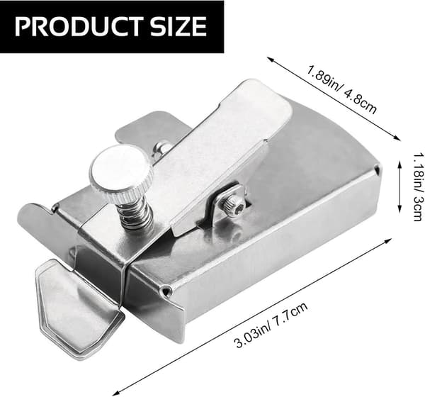 Magnetisk sømguide for symaskin, multifunksjonell sømpresisjon, syutstyr quilteutstyr, magnetisk sømguide med klemme