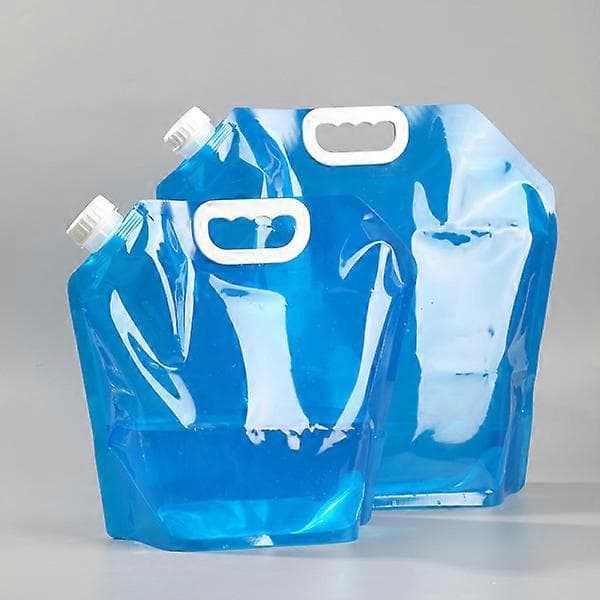 2-PAKNING 10L Portable Sammenleggbare Vanndunker. Vanndunk
