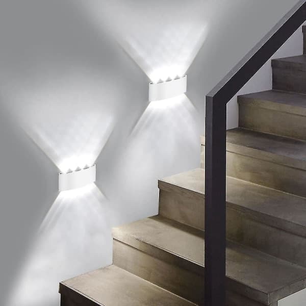 LED-vegglamper innendørs utendørs moderne vegglampe vanntette lamper