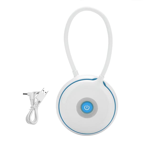 Sammenleggbar Fleksibel USB Bærbar Bordlampe Blå KLB