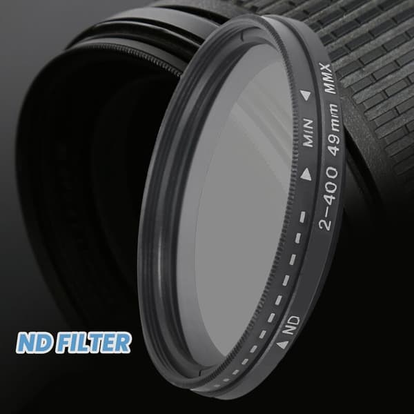 ND2-400 Neutral Density Fader Variabelt ND-filter Justerbart Filter 49 mm til Kameralinse
