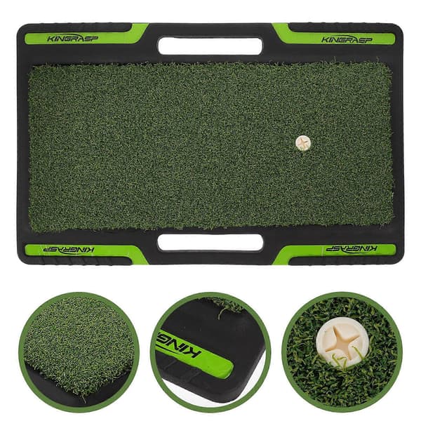 Golf Slagmåtte Indendørs Golfmåtte Græsmåtte Gummibase Golftræningsmåtte Golf Simulator Måtte