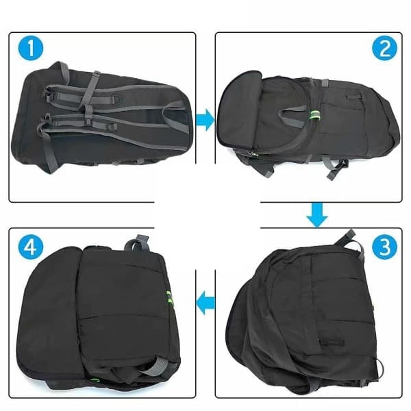 Ultralight Foldable Backpack, 20L, Compatible with Camping and Hiking