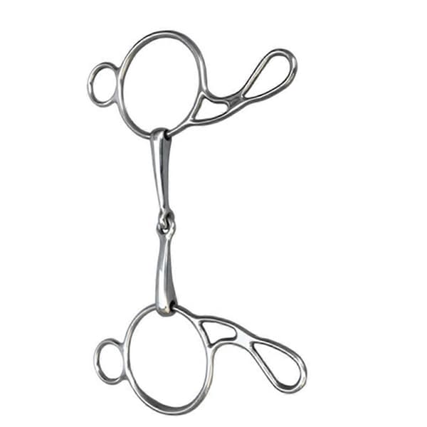 Hestebitt Ring Snaffle Bitt Hestemunnstykke for Ridetrening
