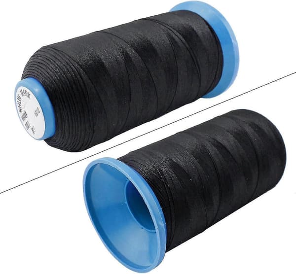 Kraftig Nylon Overlock Sytråd (Sort)