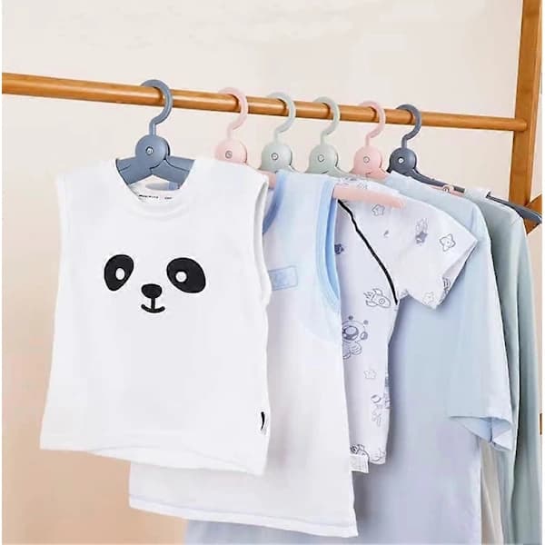 Portable Folding Travel Hangers, Multifunctional Hangers, Foldable Drying Rack for Vacation, Camping, 6 Pcs