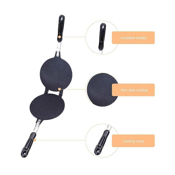 Waffle Cone Maker, Waffle Cone Maker Kitchen Gas Baking Tool Mold for Home, Kitchen, Restaurant