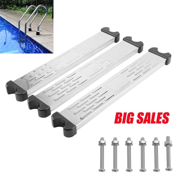 Stainless Steel Pool Pedal Replacement Ladder Step Anti-slip Accessory 1 Pcs 1 Pcs