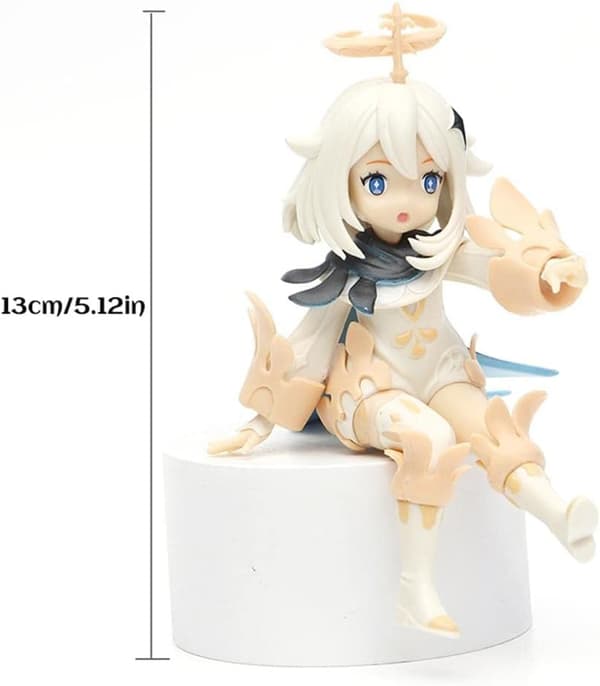 Genshin Impact Paimon Tegneseriefigur 13cm PVC Anime Figurmodel