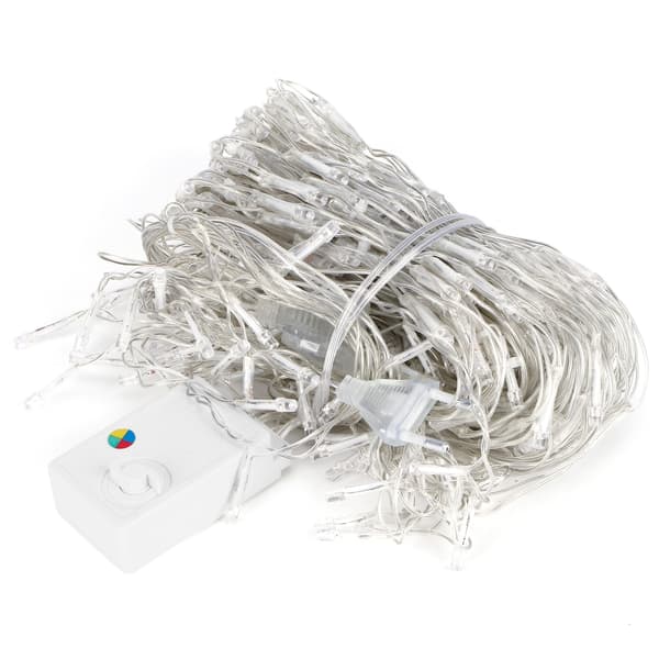 444LED String Light Outdoor Waterproof Net Light Decorative for Festive Wedding EU 220V