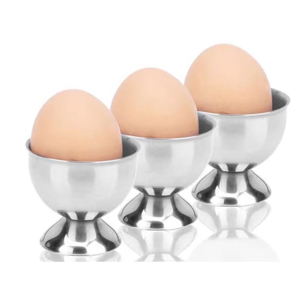 Stainless Steel Egg Holder, Kitchen Gadget, Stainless Steel Shot Glass, Egg Cup, Creative Egg Stand-FX-