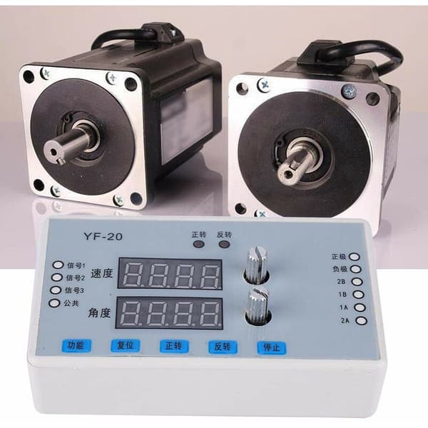 Hastighetsregulator YF-20 7-30V DC Digital Display Drivkontrollmodul for Stepper Motor Hastighetskontroll