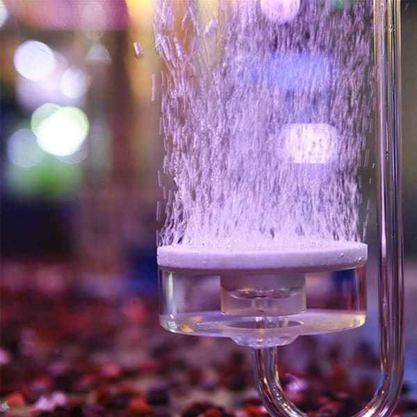 Iltsten til akvarium, luftsten med ultrahøj iltopløsning, akvarieluftstensdiffusor, akvariebobbelsten