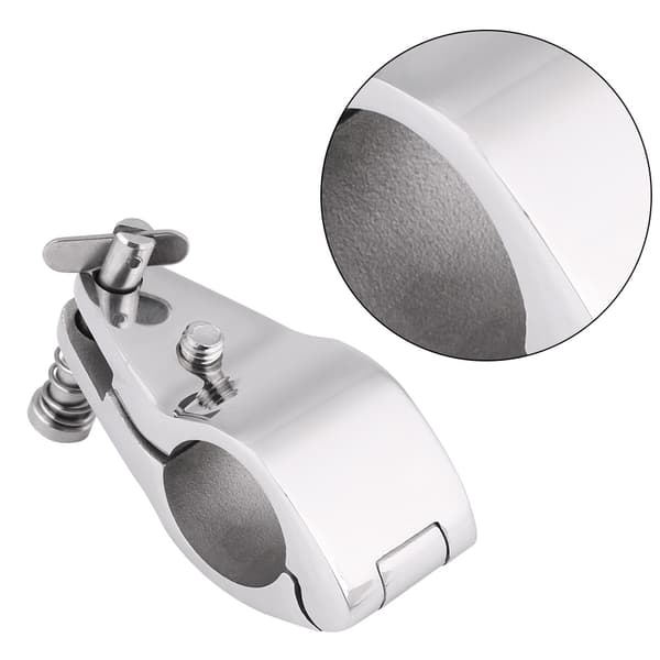 7/8\" Rustfrit Stål Marine Båd Kæbe Slide Hængslet Bimini Top Hardware Beslag