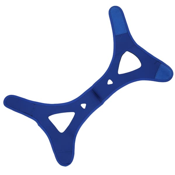 Anti-snoring belt, triangular chin strap, snoring protection, jaw bandage with breathing hole