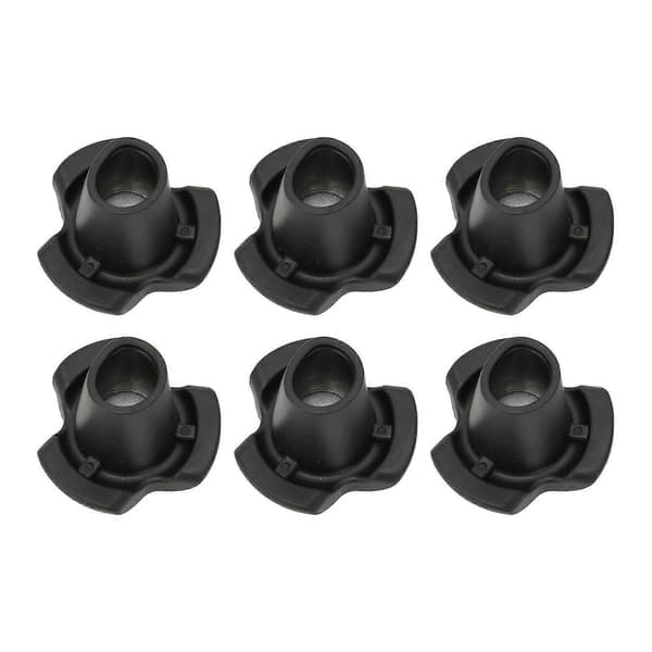 6 st Walking Stick Tip Böjbart Kryckgummihuvud 19mm / 0.7in Innerdiameter Walking Stick Tips Krycktillbehör YMMR)