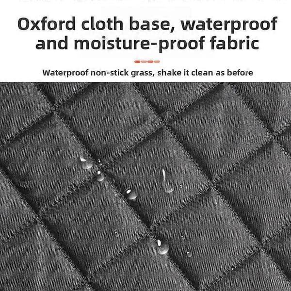 Vanntett Oxford Piknikteppe Piknikmatte 200x200cm Stor
