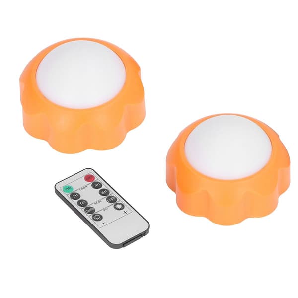 2 stk LED nattlampe, multifunksjonell, justerbar lysstyrke KLB