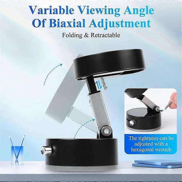 Magnetic Vacuum Suction Cup Phone Holder, Magnetic Multifunctional Holder, Foldable and Extendable Magn