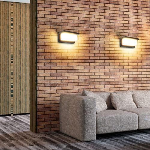 18W LED utendørs vegglampe med bevegelsessensor moderne