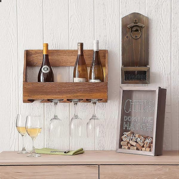 10 Pcs Wall Mounted Bottle Opener Beer Soda Wine Opener For Cafe Bars Restaurant Kitchen Bartender (bronze)