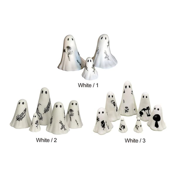 Halloween Ghost Ornament Decoration Shelf Fireplace Decoration Durable Resin Gift Set