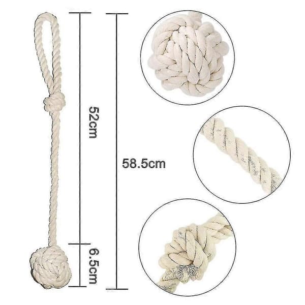 1 Pair Home Curtains Tiebacks Hand-Knitted Rope Holder